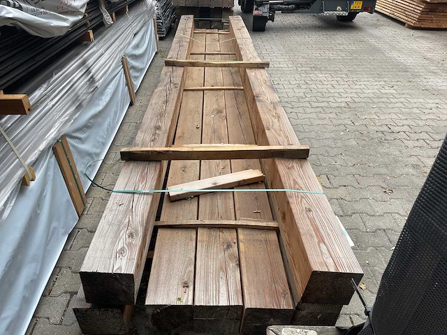 Douglas balken geschaafd 5000x190x190mm (7x) - afbeelding 1 van  3