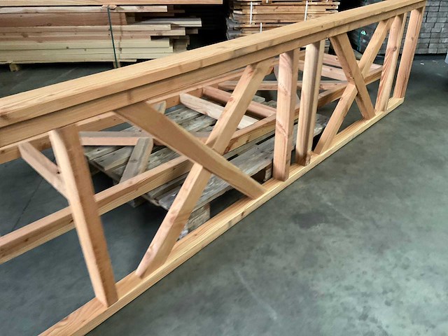 Douglas balustrade 278x9x73 cm (2x) - afbeelding 4 van  10