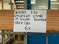 Douglas betonijzer trellis in kader hek 180x180 cm (6x) - afbeelding 5 van  5