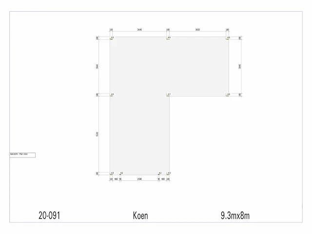 Douglas bijgebouw l vorm 8x9,30 - afbeelding 7 van  10
