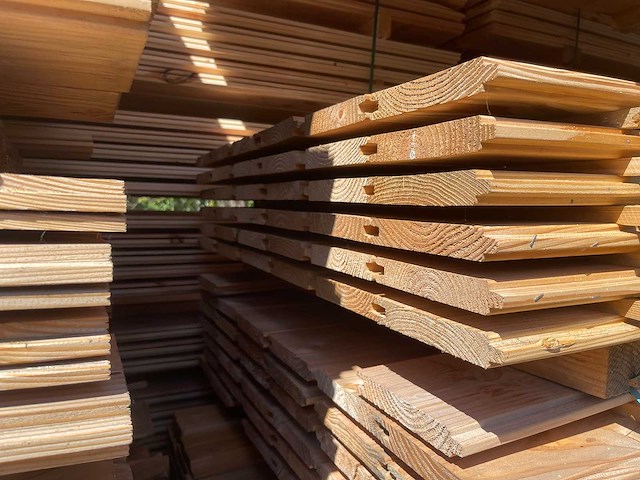Douglas blokhut profiel 5000x175x28mm (36x) - afbeelding 2 van  2