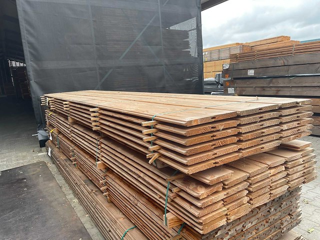 Douglas blokhut profiel 5000x175x28mm (36x) - afbeelding 2 van  3