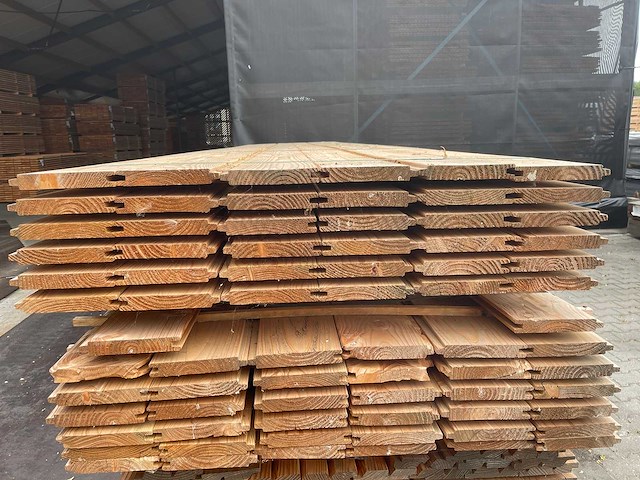 Douglas blokhut profiel 5000x175x28mm (36x) - afbeelding 3 van  3