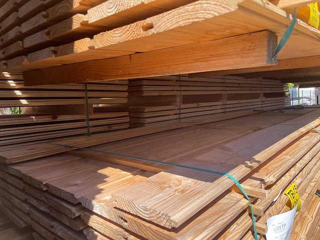 Douglas blokhut profiel 5000x175x28mm (38x) - afbeelding 1 van  3