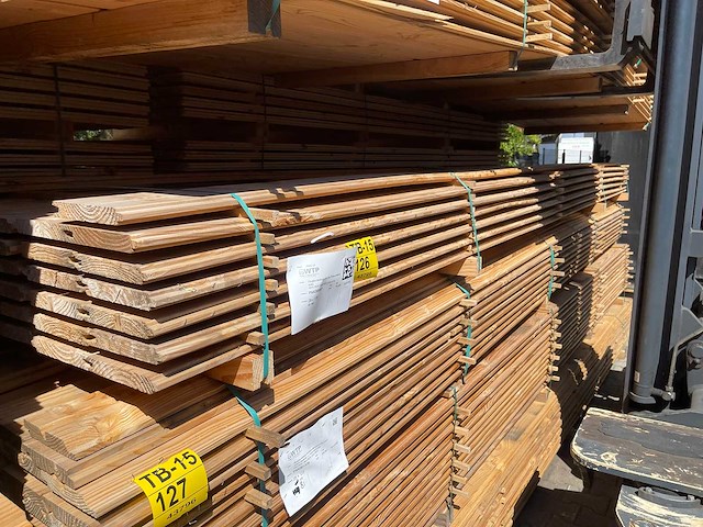 Douglas blokhut profiel 5000x175x28mm (38x) - afbeelding 2 van  3