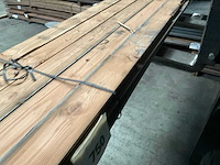 Douglas blokhut profiel plank 149x28 cm (16x) - afbeelding 3 van  16
