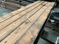 Douglas blokhut profiel plank 149x28 cm (16x) - afbeelding 4 van  16