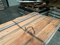 Douglas blokhut profiel plank 149x28 cm (16x) - afbeelding 14 van  16