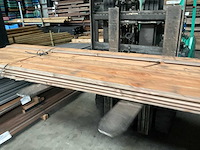 Douglas blokhut profiel plank 149x28 cm (16x) - afbeelding 7 van  10