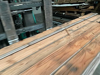 Douglas blokhut profiel plank 149x28 cm (16x) - afbeelding 9 van  10