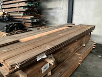 Douglas blokhut profiel plank 190x28cm (22x) - afbeelding 1 van  12