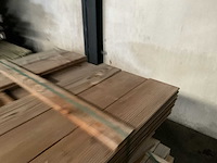 Douglas blokhut profiel plank 190x28cm (22x) - afbeelding 8 van  12