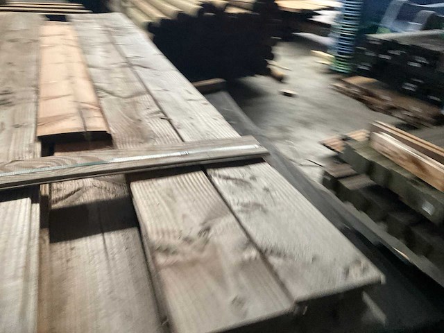 Douglas blokhut profiel plank 190x28cm (22x) - afbeelding 10 van  12