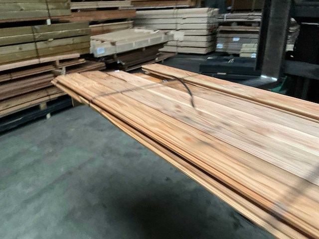 Douglas blokhutprofiel - 180x13x2,2 cm (9x) - afbeelding 2 van  7