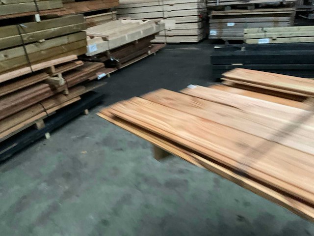 Douglas blokhutprofiel - 180x13x2,2 cm (9x) - afbeelding 3 van  7