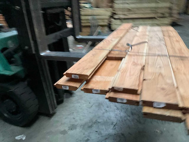 Douglas blokhutprofiel - 180x13x2,2 cm (9x) - afbeelding 4 van  7