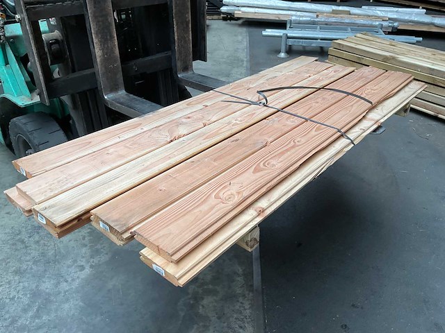 Douglas blokhutprofiel - 180x13x2,8 cm (10x) - afbeelding 1 van  2