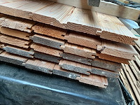 Douglas blokhutprofiel 28x140 mm - 500 cm (42x) - afbeelding 2 van  4