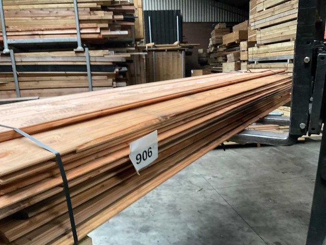 Douglas blokhutprofiel 300-400x18,5x2,8 cm (35x) - afbeelding 2 van  10