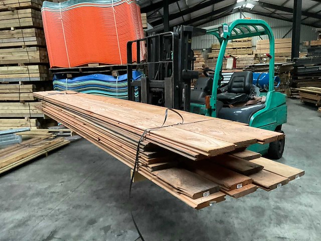 Douglas blokhutprofiel 300-400x18,5x2,8 cm (35x) - afbeelding 1 van  10