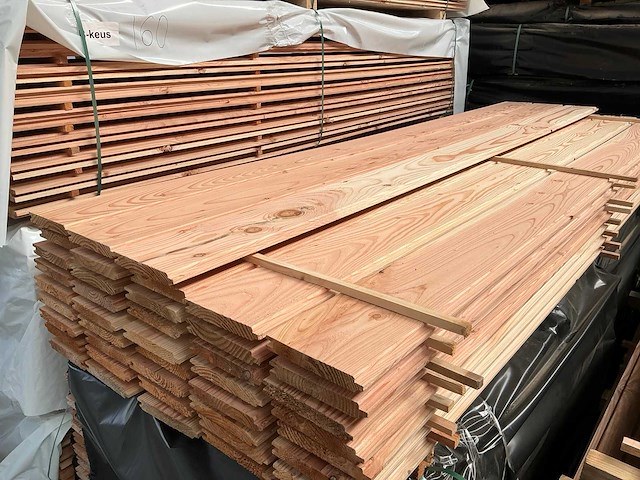 Douglas blokhutprofiel geschaafd - 300 cm (100x) - afbeelding 5 van  6
