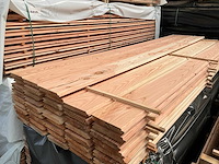 Douglas blokhutprofiel geschaafd - 300 cm (100x) - afbeelding 2 van  2