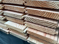 Douglas blokhutprofiel geschaafd - 400 cm (25x) - afbeelding 1 van  6