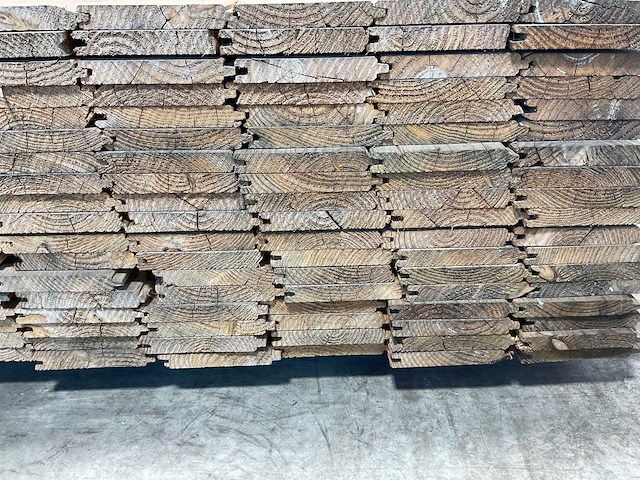 Douglas blokhutprofiel geschaafd 180x19,5x2,8 cm (100x) - afbeelding 6 van  7