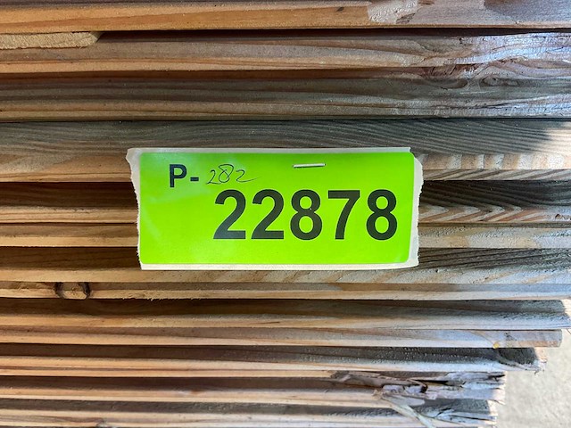 Douglas blokhutprofiel geschaafd 180x19,5x2,8 cm (122x) - afbeelding 7 van  7