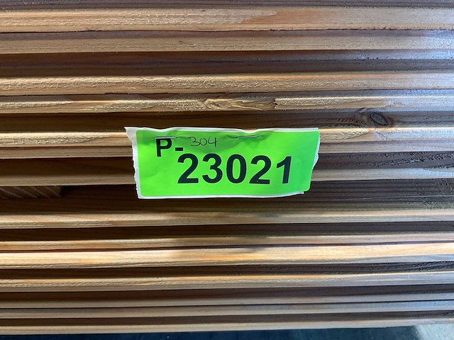 Douglas blokhutprofiel geschaafd 300x19,5x2,8 cm (54x) - afbeelding 3 van  7