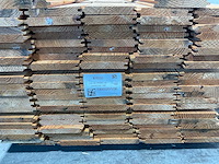 Douglas blokhutprofiel geschaafd 300x19,5x2,8 cm (54x) - afbeelding 6 van  7