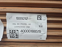 Douglas blokhutprofiel geschaafd 400x19,5x2,8 cm (27x) - afbeelding 5 van  5