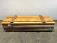 Douglas blokhutprofiel geschaafd 400x19,5x2,8 cm (54x) - afbeelding 1 van  5