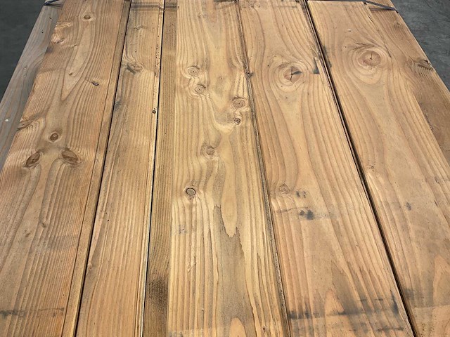 Douglas blokhutprofiel onbehandeld 500x19,5x2,8 cm (108x) - afbeelding 3 van  6