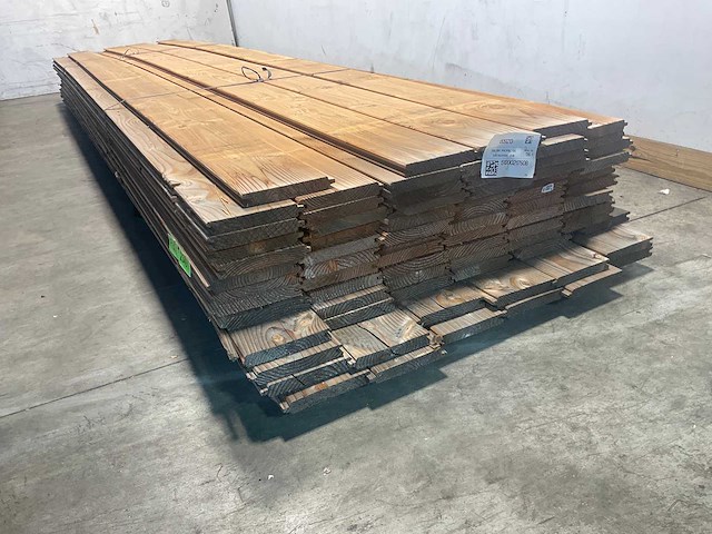 Douglas blokhutprofiel onbehandeld 500x19,5x2,8 cm (38x) - afbeelding 5 van  6