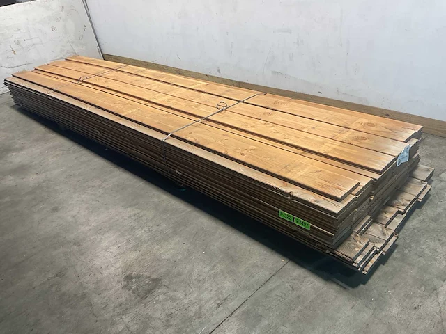 Douglas blokhutprofiel onbehandeld 500x19,5x2,8 cm (38x) - afbeelding 2 van  6