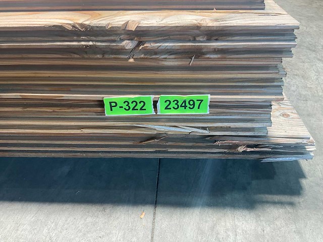 Douglas blokhutprofiel onbehandeld 500x19,5x2,8 cm (54x) - afbeelding 6 van  6