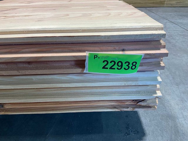 Douglas blokhutprofielplank geschaafd 300x14,5x2,8 cm (45x) - afbeelding 6 van  6