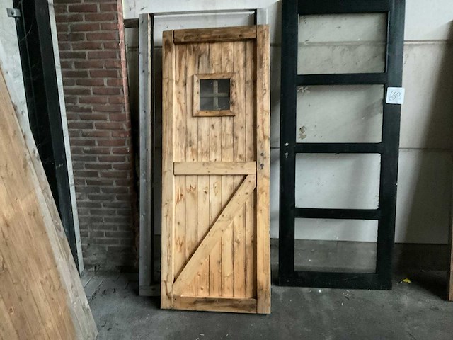 Douglas buitendeur 200x90 cm - afbeelding 2 van  4