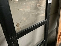 Douglas buitendeur beglaasd zwart 205x82 cm - afbeelding 2 van  3