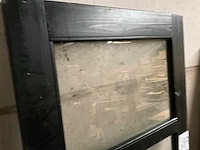 Douglas buitendeur beglaasd zwart 205x82 cm - afbeelding 3 van  3