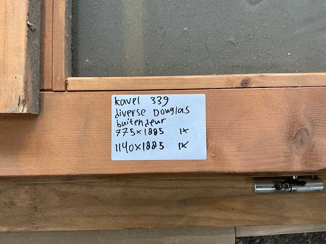 Douglas buitendeur diverse afmetingen (2x) - afbeelding 6 van  6
