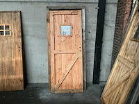 Douglas buitendeur in kozijn 200x76 cm - afbeelding 2 van  2