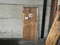 Douglas buitendeur in kozijn 200x76 cm - afbeelding 1 van  2