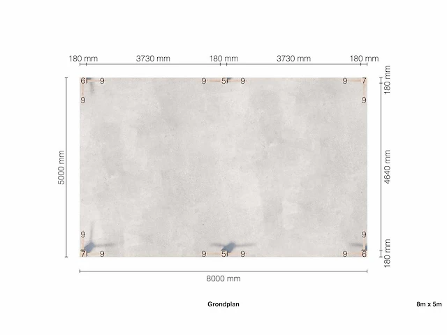 Douglas buitenkamer 5x8 - afbeelding 12 van  13