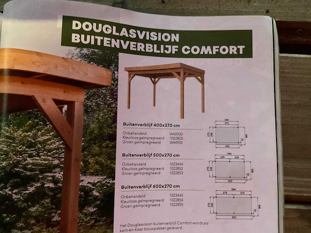 Douglas buitenverblijf "comfort" - 500x270 cm - afbeelding 3 van  9