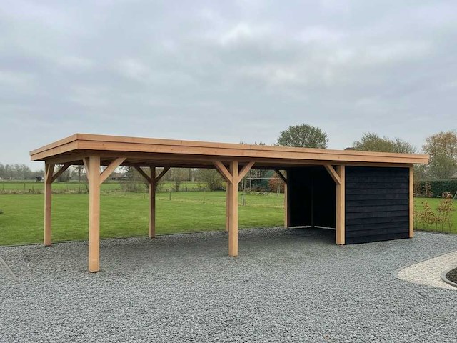 Douglas buitenverblijf met berging - 1800x500x257 cm - afbeelding 1 van  9