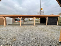 Douglas buitenverblijf met berging - 1800x500x257 cm