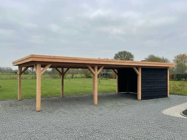 Douglas buitenverblijf met berging - 1800x500x257 cm - afbeelding 1 van  10