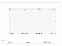 Douglas carport 5,50x10 - afbeelding 11 van  14